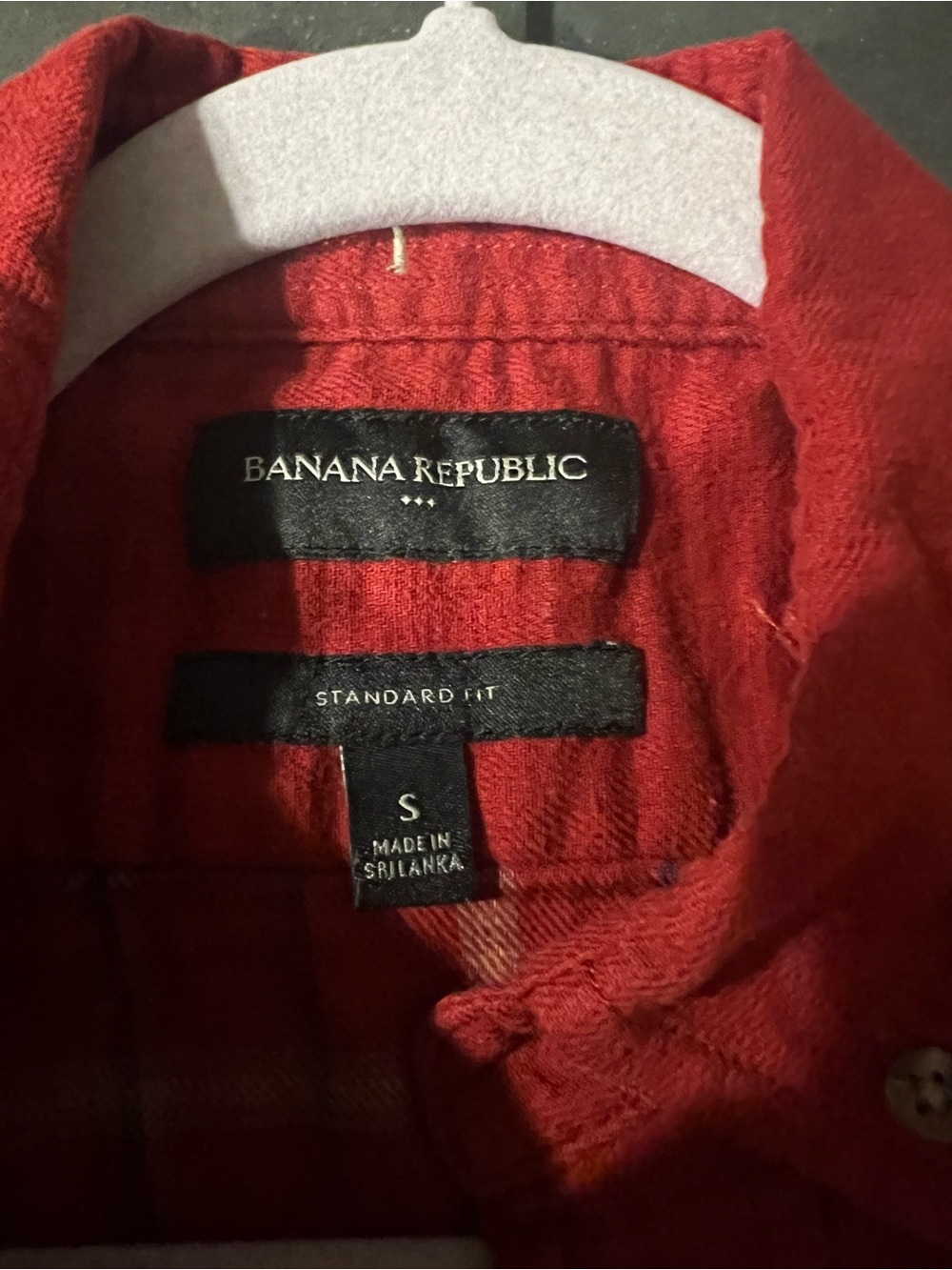 Banana Republic Women’s Red Plaid Lined Shacket Shirt Jacket Size S - Picture 4 of 10
